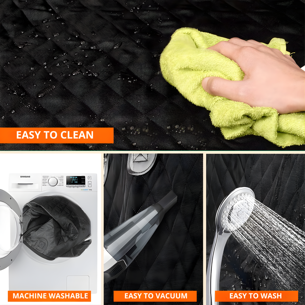 🐾 Pet Backseat Cover – Waterproof and Non-Slip